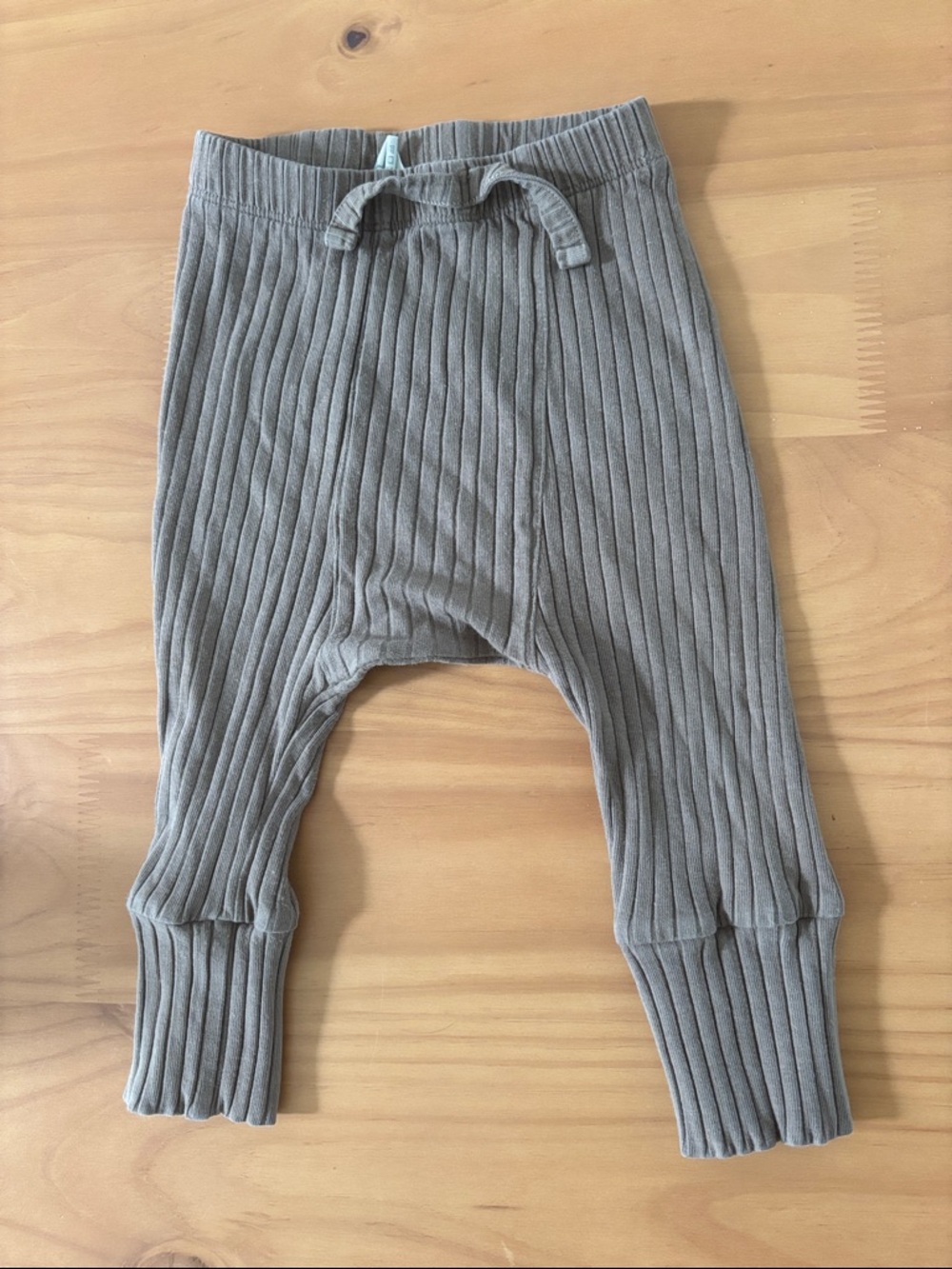 kate quinn Ribbed Knit Pants - Taupe Brown